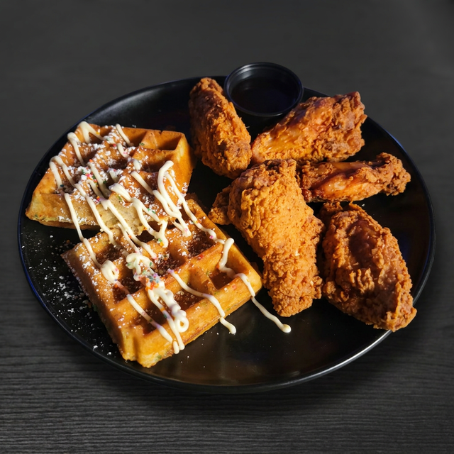 TLR Chicken & Waffles.