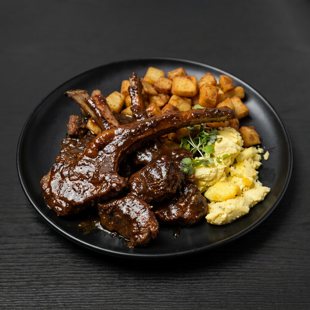 Lamb Chop Breakfast.