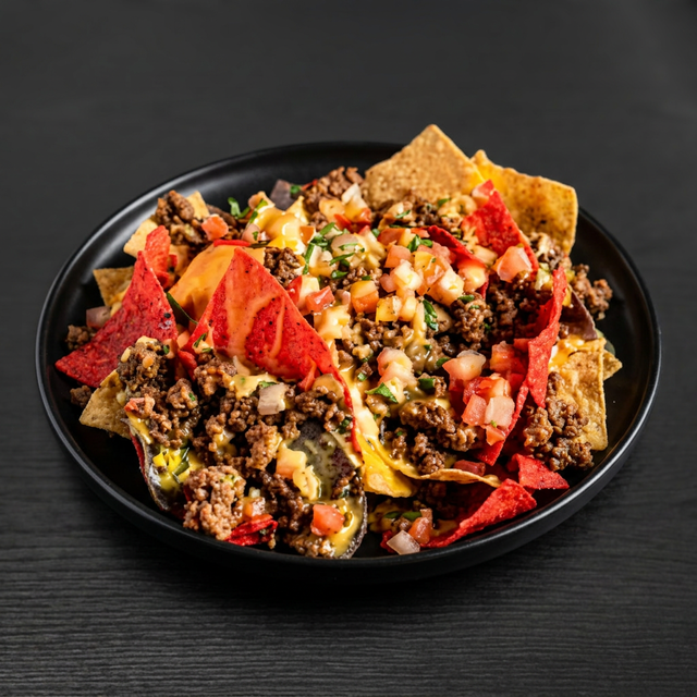 Loaded Nachos, Fries or Tots.